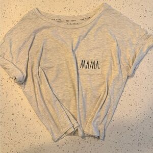 Rae Dunn cropped “Mama” tshirt XL